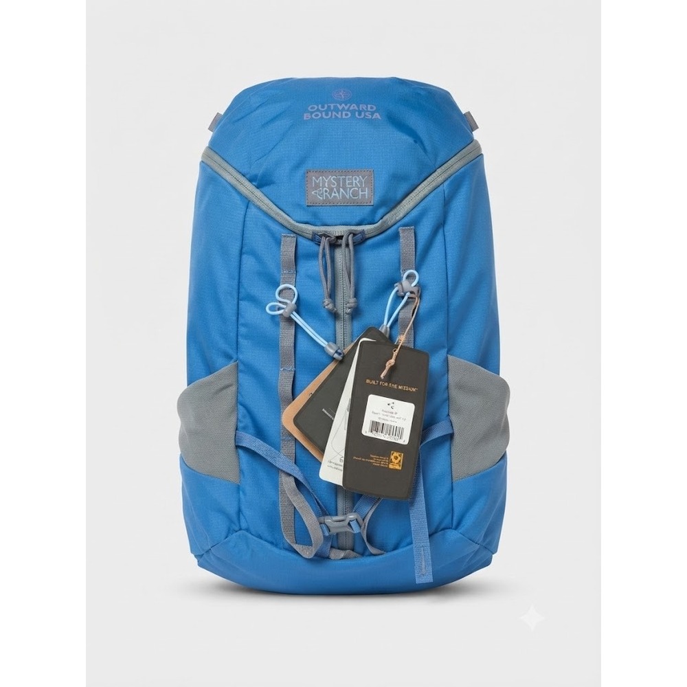 Mystery Ranch Backpack Unisex OS Blue Prize Fighter Outward Bound Rip-Zip Pack
